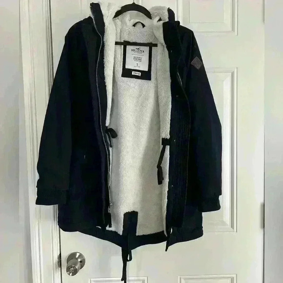 Hollister Jackets & Blazers - Hollister coat navy blue